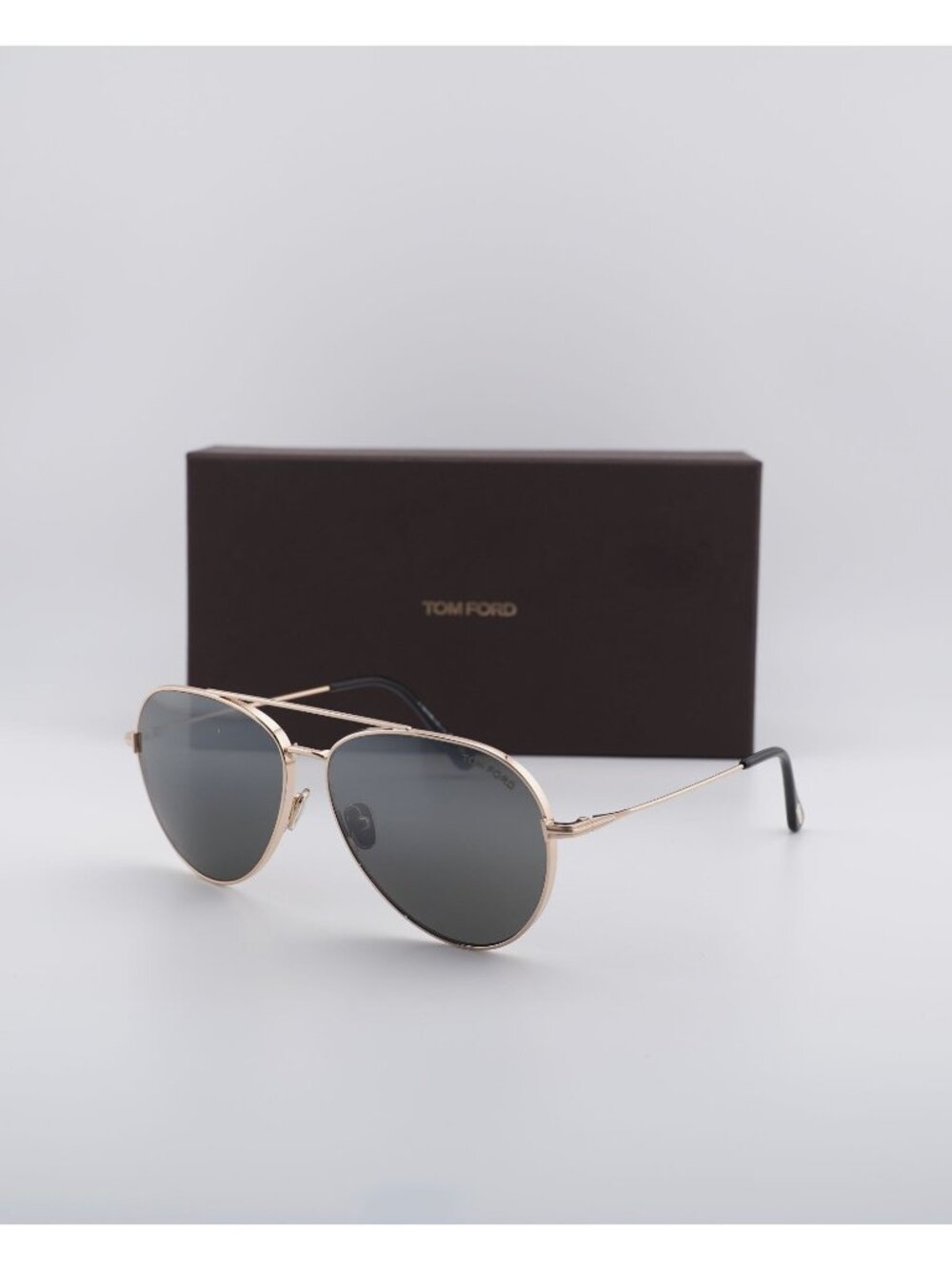 Tom Ford Dashel-02 FT0996 28A Aviator Sunglasses - Gold / Smoke